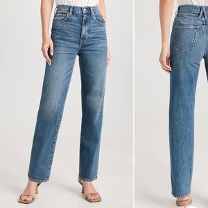 SLVRLAKE London Women's Straight Leg Jeans in Denim Blue
